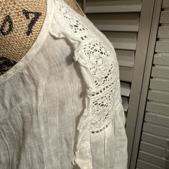 Melrose and Market lace and cotton tank top - Picture 2 of 3